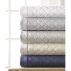 Jefferson Linen Quilted Coverlet 